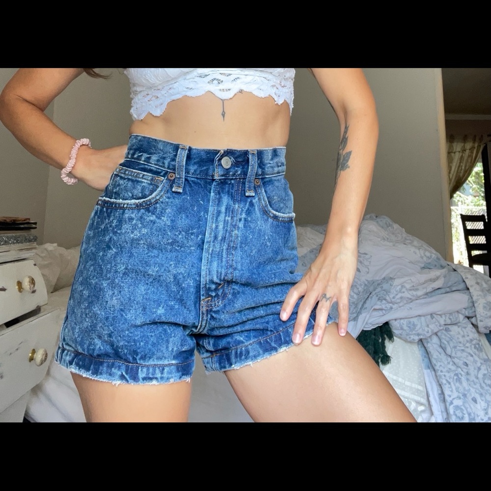 Abercrombie hi rise shorts